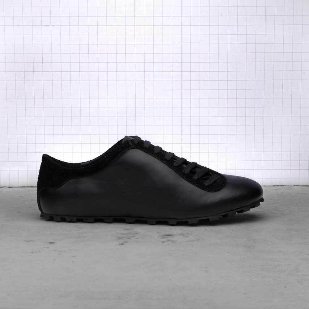 Johan Sneaker Washed Cow Black